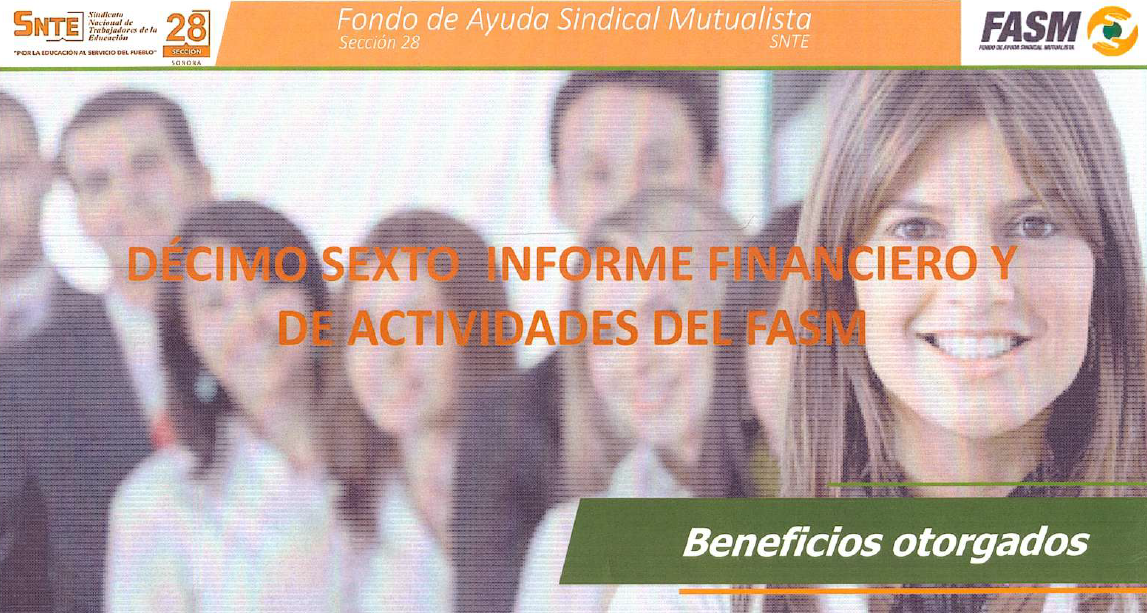 Decimo informe financiero