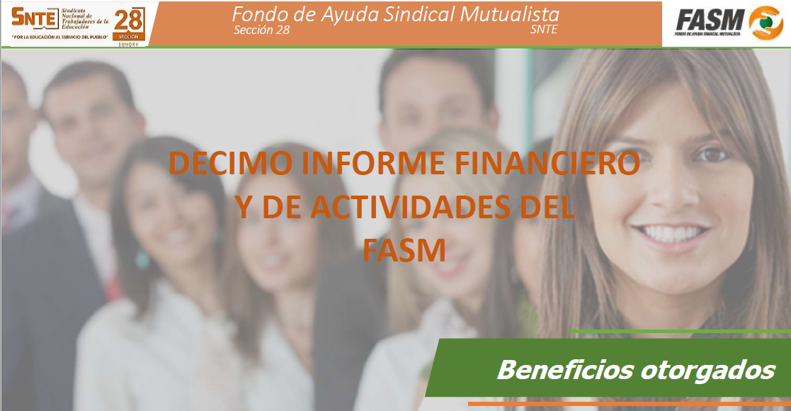 Decimo informe financiero